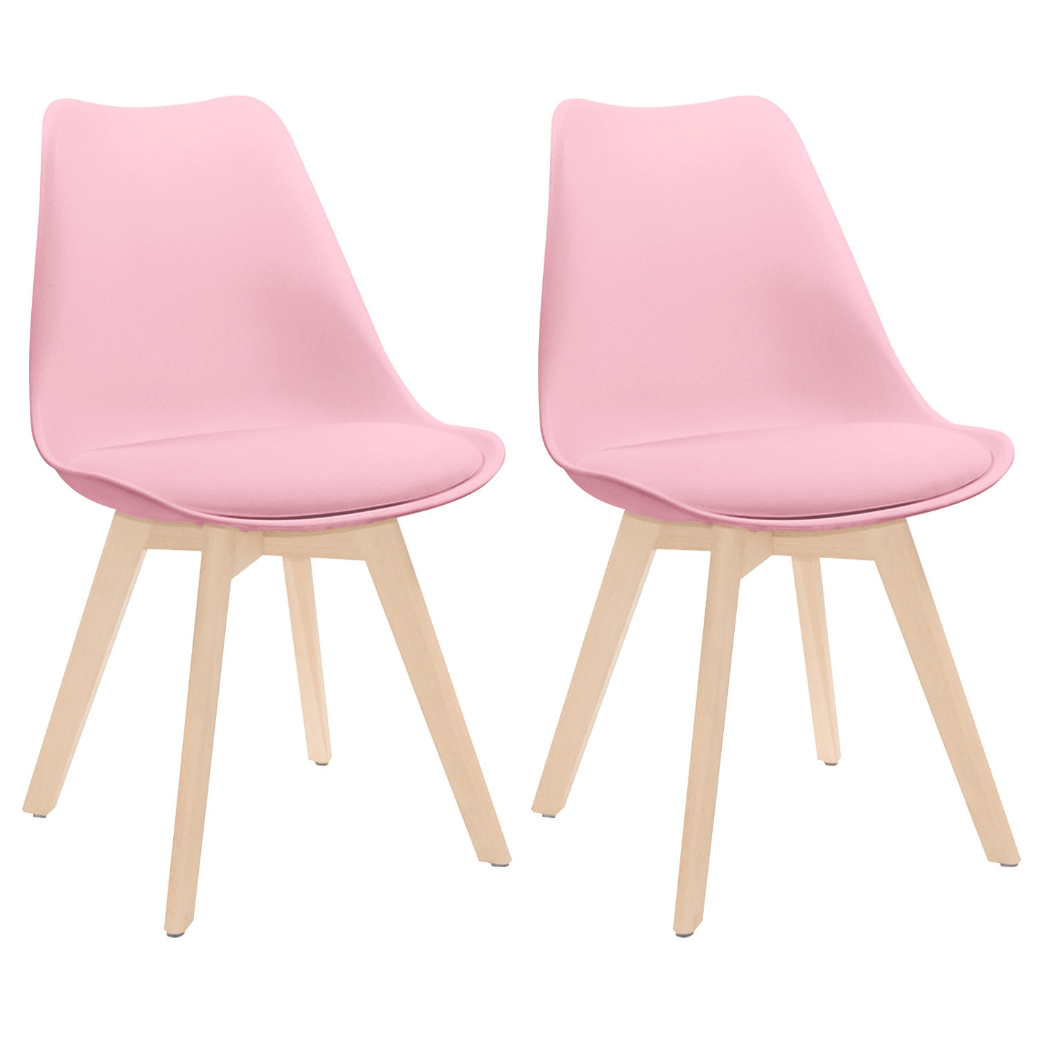 Pack 2 cadeiras de jantar Daria Nordic Style 83x55x48cm Thinia Home Cadeiras de jantar 1